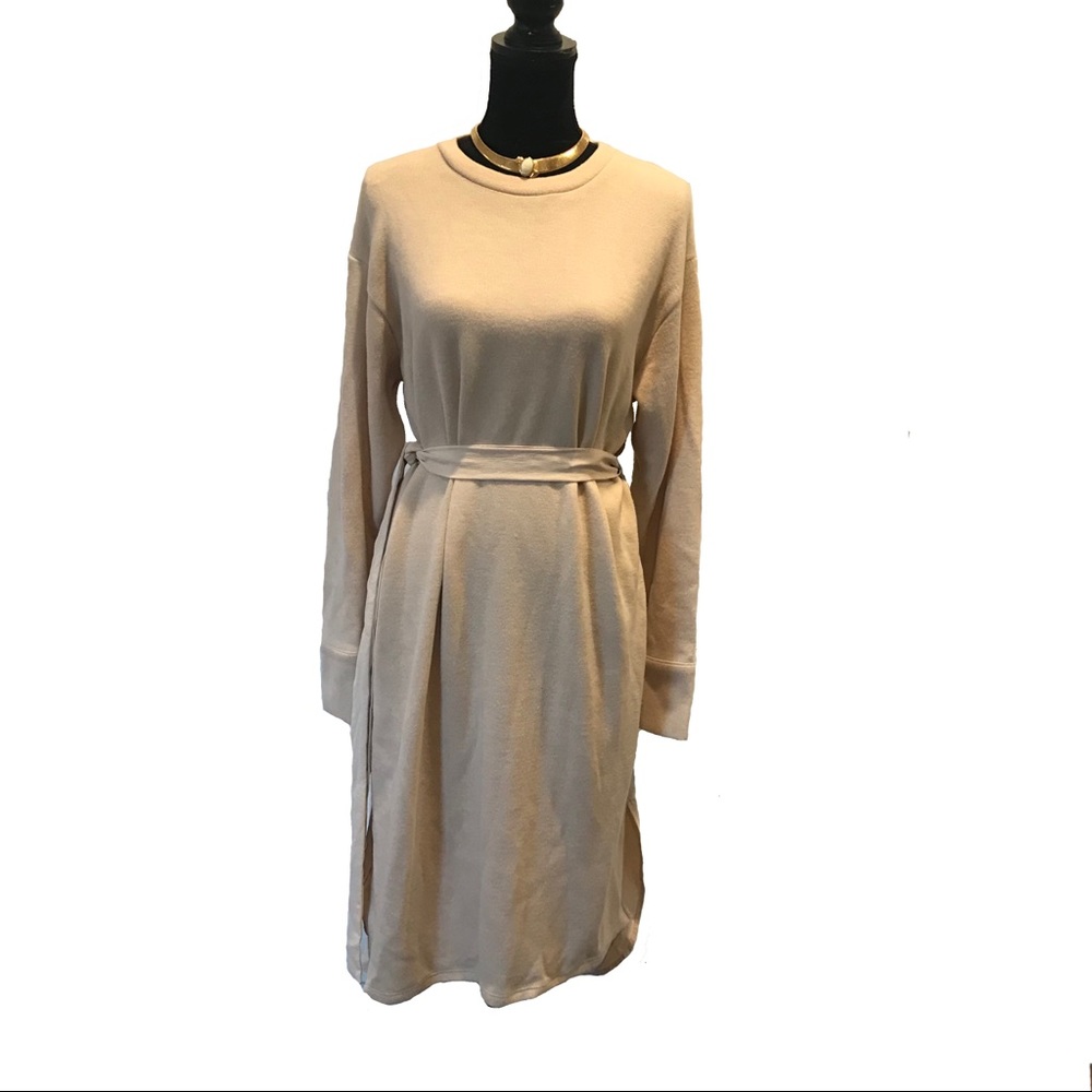 NWT Zara long sleeve midi dress